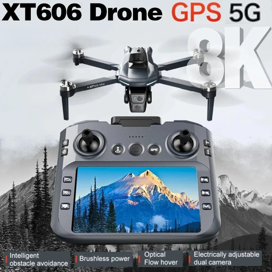 Fpv Brushless Rc Drone 4K - オリジナルXT606ドローン プロフェッショナル 8K HDカメラ 5G GPS