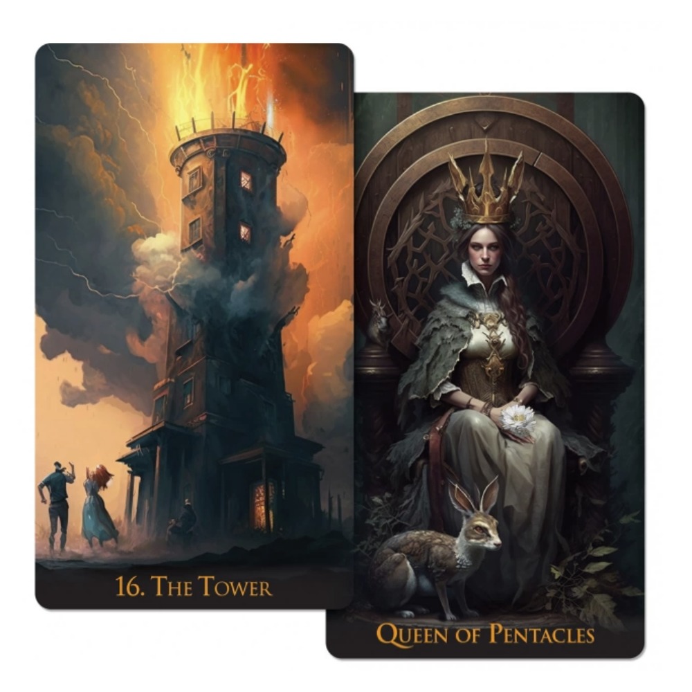 12*7 センチメートル奇妙な世界タロット 78 カードタロ - Tarot Cards Deck With Guidebook のレビューと価格