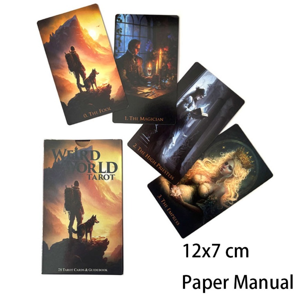 12*7 センチメートル奇妙な世界タロット 78 カードタロ - Tarot Cards Deck With Guidebook のレビューと価格