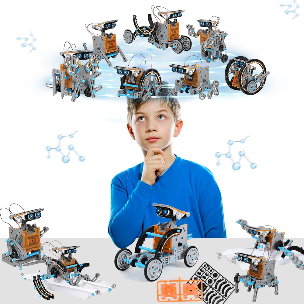 STEM 13-in-1 教育ソーラーロボットおもちゃ DI - Stem Solar Robot Kit For Kids のレビューと価格