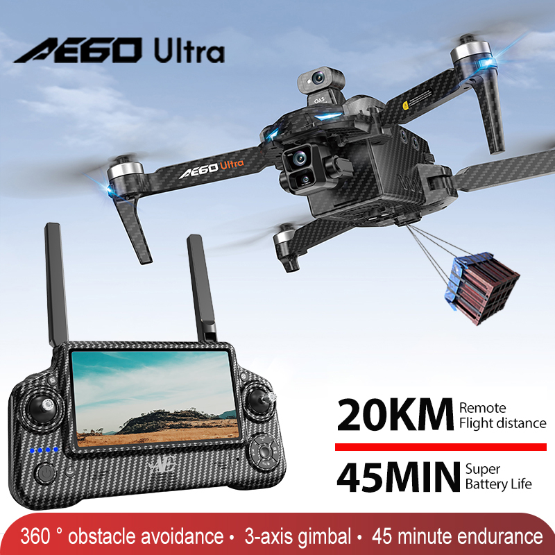 AE60 GPSドローン プロフェッショナル 8Kカメラ 3 - Fpv Brushless Rc Drone 4K のレビューと価格