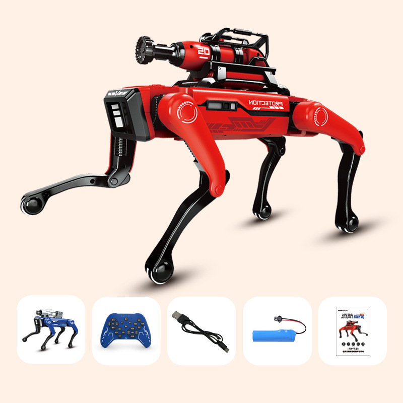 AIロボット犬 知能消防ロボット犬 AI電子ペット 音声イン - Remote Control Toys のレビューと価格