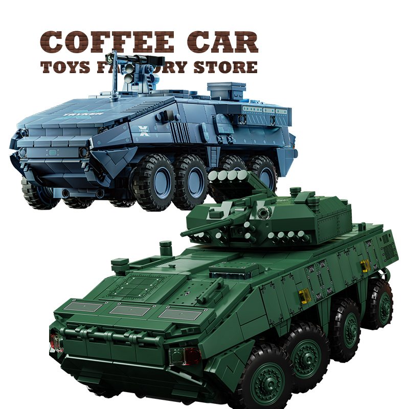 メインタンクT-14 ビルディングブロック 兵士 装甲車 モ - Lego Compatible Military Tank のレビューと価格